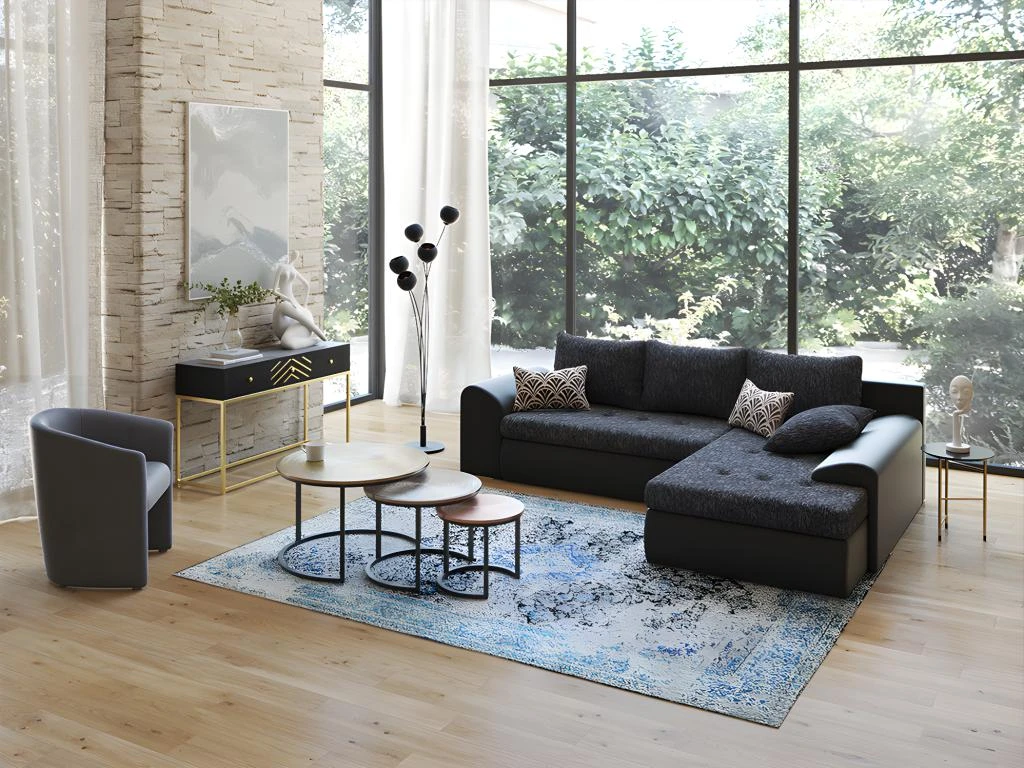 Tables Basses Gigognes CANDEUR - Motifs Sculptés - Acier - Coloris : Doré, Argent, Cuivre 14 Tables Basses Gigognes CANDEUR - Motifs Sculptés - Acier - Coloris : Doré, Argent, Cuivre – Image 12