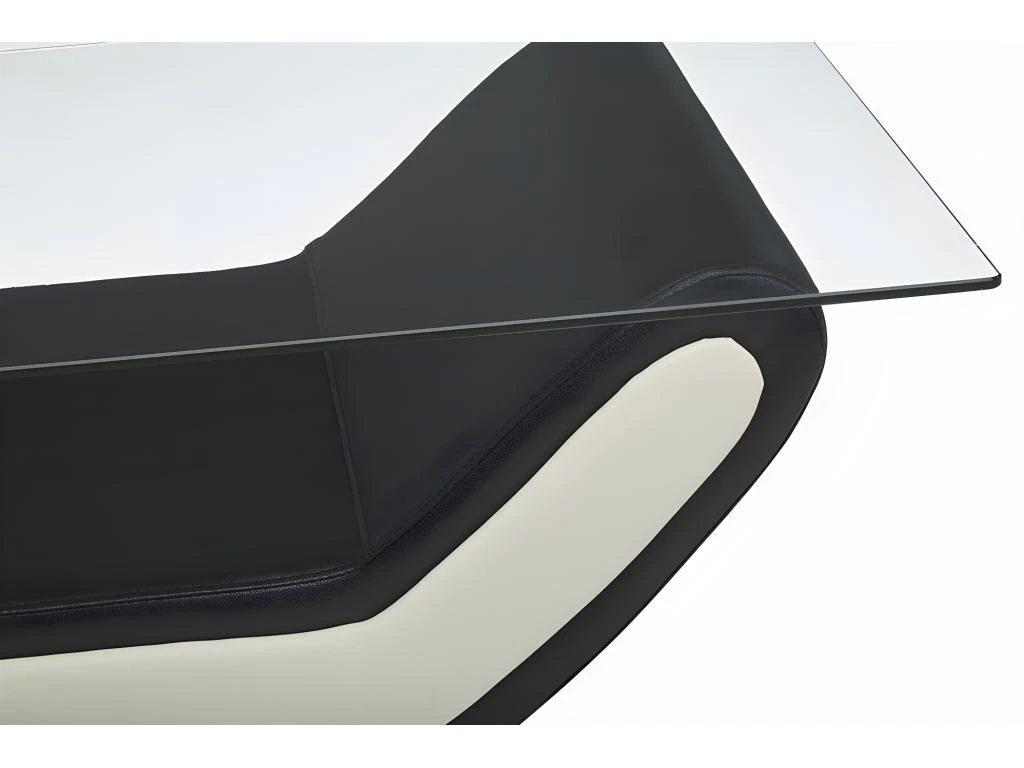 Table INDICE En Simili - Bicolore Noir Et Ivoire 8 Table INDICE En Simili - Bicolore Noir Et Ivoire – Image 6