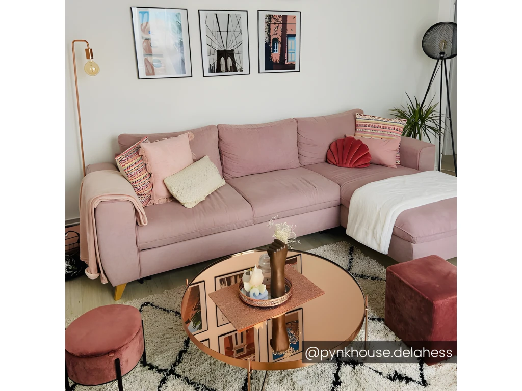 Table Basse MARCIA - Miroir & Métal - Cuivré 7 Table Basse MARCIA - Miroir & Métal - Cuivré – Image 5