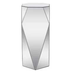 Table D'appoint En MDF Et Miroir - Coloris : Argent - SIGRID De Pascal MORABITO 14 Table D'appoint En MDF Et Miroir - Coloris : Argent - SIGRID De Pascal MORABITO -Pas Cher Mobiliora Magasin table basse 578455