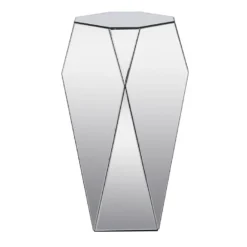 Table D'appoint En MDF Et Miroir - Coloris : Argent - SIGRID De Pascal MORABITO 12 Table D'appoint En MDF Et Miroir - Coloris : Argent - SIGRID De Pascal MORABITO -Pas Cher Mobiliora Magasin table basse 578457