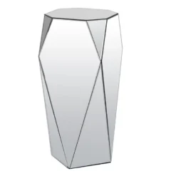 Table D'appoint En MDF Et Miroir - Coloris : Argent - SIGRID De Pascal MORABITO 13 Table D'appoint En MDF Et Miroir - Coloris : Argent - SIGRID De Pascal MORABITO -Pas Cher Mobiliora Magasin table basse 578459