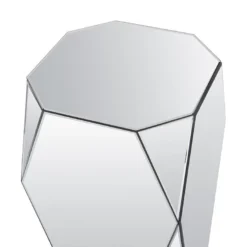 Table D'appoint En MDF Et Miroir - Coloris : Argent - SIGRID De Pascal MORABITO 15 Table D'appoint En MDF Et Miroir - Coloris : Argent - SIGRID De Pascal MORABITO -Pas Cher Mobiliora Magasin table basse 578461