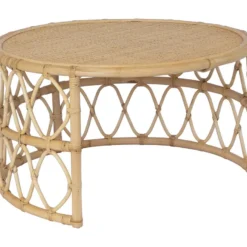 Tables Basses Gigognes - Rotin - Coloris : Naturel - RONITA -Pas Cher Mobiliora Magasin table basse 667409
