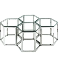 Table Basse - Verre Trempé Et Acier - Chrome - GALADRIEL De Pascal MORABITO 15 Table Basse - Verre Trempé Et Acier - Chrome - GALADRIEL De Pascal MORABITO -Pas Cher Mobiliora Magasin table basse 667587