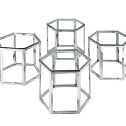 Table Basse - Verre Trempé Et Acier - Chrome - GALADRIEL De Pascal MORABITO 13 Table Basse - Verre Trempé Et Acier - Chrome - GALADRIEL De Pascal MORABITO -Pas Cher Mobiliora Magasin table basse 667593