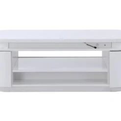 Table Basse 4 Portes Et 1 Tiroir Avec LEDs - MDF - Blanc Laqué - VANDANA 19 Table Basse 4 Portes Et 1 Tiroir Avec LEDs - MDF - Blanc Laqué - VANDANA -Pas Cher Mobiliora Magasin table basse 722043