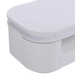 Table Basse 4 Portes Et 1 Tiroir Avec LEDs - MDF - Blanc Laqué - VANDANA 21 Table Basse 4 Portes Et 1 Tiroir Avec LEDs - MDF - Blanc Laqué - VANDANA -Pas Cher Mobiliora Magasin table basse 722047