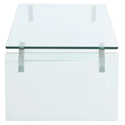 Table Basse En Verre Trempé - Transparent - MADRO 10 Table Basse En Verre Trempé - Transparent - MADRO -Pas Cher Mobiliora Magasin table basse 8259793