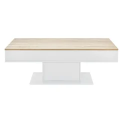 Table Basse De Salon Avec 2 Espaces De Rangement 110 Cm Effet Chêne Blanc 03_0006148 8 Table Basse De Salon Avec 2 Espaces De Rangement 110 Cm Effet Chêne Blanc 03_0006148 -Pas Cher Mobiliora Magasin table basse 8853039