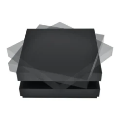 Table Basse Avec Plateau Tournant Panneau De Fibre De Bois 76 X 76 Cm Noir 03_0004129 -Pas Cher Mobiliora Magasin table basse 8853097