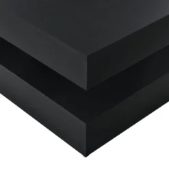 Table Basse Avec Plateau Tournant Panneau De Fibre De Bois 76 X 76 Cm Noir 03_0004129 -Pas Cher Mobiliora Magasin table basse 8853101