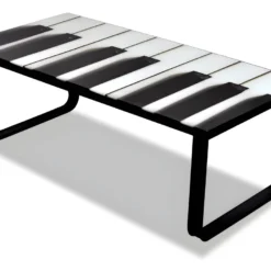 Table Basse De Salon Salle à Manger Design Verre Musique Piano 90 X 45 Cm Noir 0902026 10 Table Basse De Salon Salle à Manger Design Verre Musique Piano 90 X 45 Cm Noir 0902026 -Pas Cher Mobiliora Magasin table basse 8853435