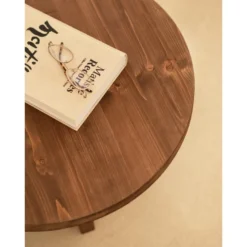 Table Basse Tokyo I Noyer 60cm -Pas Cher Mobiliora Magasin table basse 8931313