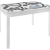 Table Pour Enfant En Bois Blanc Et Gris H 48 Cm -Pas Cher Mobiliora Magasin table basse 9165629
