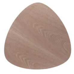 BRUNA - Lot De 2 Tables Gigognes Triangulaires Effet Bois -Pas Cher Mobiliora Magasin table basse 9172233