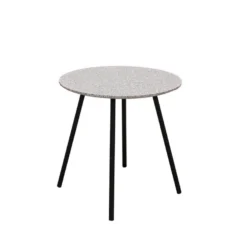 GRACY - Lot De 2 Tables Gigognes Plateaux Effet Granit Gris -Pas Cher Mobiliora Magasin table basse 9172283