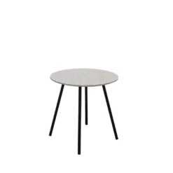 GRACY - Lot De 2 Tables Gigognes Plateaux Effet Granit Gris -Pas Cher Mobiliora Magasin table basse 9172287