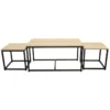 CYBELE - Lot De 3 Tables Basses Gigognes -Pas Cher Mobiliora Magasin table basse 9172289