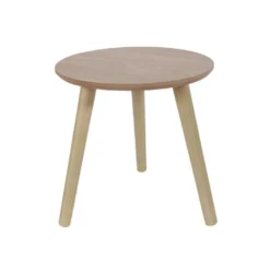 BRUNA - Lot De 2 Tables Gigognes Rondes Effet Bois -Pas Cher Mobiliora Magasin table basse 9172361