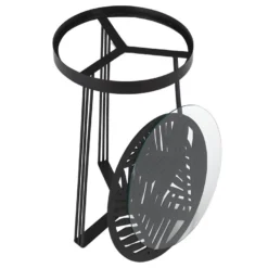 SOVA - Tables Gigognes Noires Motif Feuilles 11 SOVA - Tables Gigognes Noires Motif Feuilles -Pas Cher Mobiliora Magasin table basse 9172423