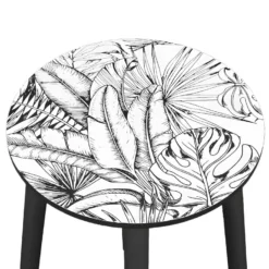 LEILANIE - Lot De 2 Tables Gigognes Plateaux Motif Jungle -Pas Cher Mobiliora Magasin table basse 9172457