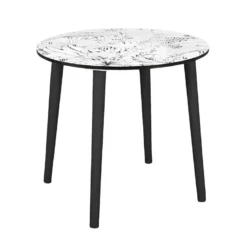 LEILANIE - Lot De 2 Tables Gigognes Plateaux Motif Jungle -Pas Cher Mobiliora Magasin table basse 9172459