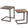 TITIANE - Tables Gigognes Carrées -Pas Cher Mobiliora Magasin table basse 9172505