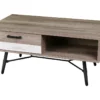 Table Basse 1 Tiroir Romy - Naturel Fonce 1 Table Basse 1 Tiroir Romy - Naturel Fonce -Pas Cher Mobiliora Magasin table basse 9235291
