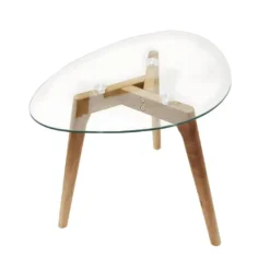 ROCH - Lot De 2 Tables Basses Gigognes Verre Trempé -Pas Cher Mobiliora Magasin table basse 9318739