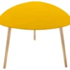 Table à Café En Bois Moutarde Et Pieds En Bois Naturel 1 Table à Café En Bois Moutarde Et Pieds En Bois Naturel -Pas Cher Mobiliora Magasin table basse 9450091