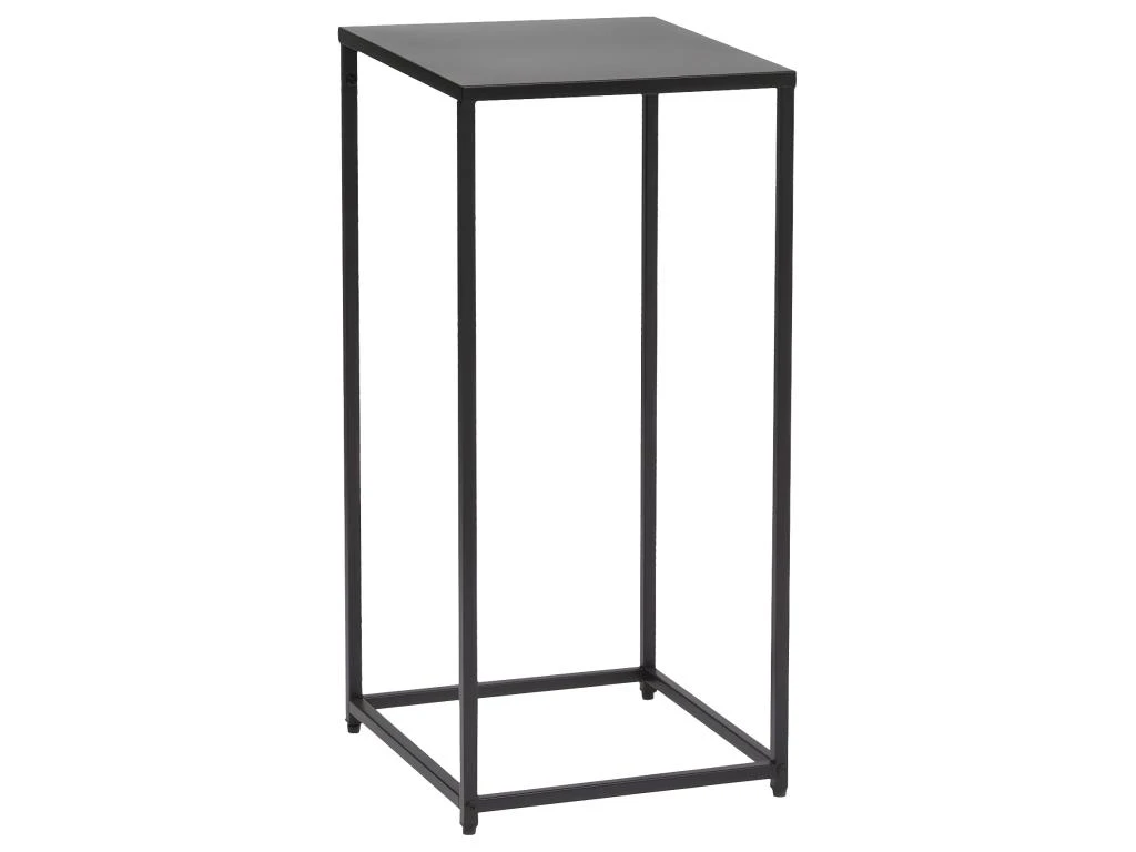 Lot De 2 Tables D'appoint , Bout De Canapé Ou Sellettes En Métal Noir 4 Lot De 2 Tables D'appoint , Bout De Canapé Ou Sellettes En Métal Noir – Image 2