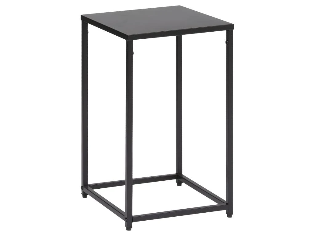 Lot De 2 Tables D'appoint , Bout De Canapé Ou Sellettes En Métal Noir 5 Lot De 2 Tables D'appoint , Bout De Canapé Ou Sellettes En Métal Noir – Image 3