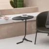 Table D'appoint Ovale Karlebo 55 X 60 X 30 Cm Noir [en.casa] -Pas Cher Mobiliora Magasin table basse 9456981