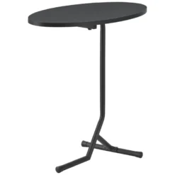 Table D'appoint Ovale Karlebo 55 X 60 X 30 Cm Noir [en.casa] -Pas Cher Mobiliora Magasin table basse 9456983