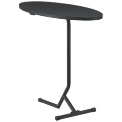 Table D'appoint Ovale Karlebo 55 X 60 X 30 Cm Noir [en.casa] -Pas Cher Mobiliora Magasin table basse 9456989