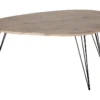 Table Basse En Bois Et Pieds En Métal Noir 97 X 65 X H 50 Cm 2 Table Basse En Bois Et Pieds En Métal Noir 97 X 65 X H 50 Cm -Pas Cher Mobiliora Magasin table basse 9504157
