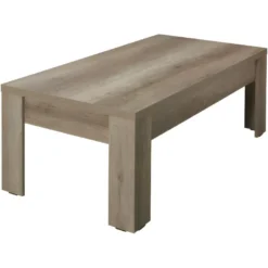 Table Basse Collection FARRA. Meuble Type CONTEMPORAIN Coloris Chêne Dab Canyon . Effet Ultra Tendance Pour Votre Salon.