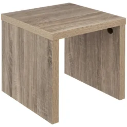 Lot 3 Tables Gigognes Coloris Bois Naturel H 45 H 37 Et H 30 Cm -Pas Cher Mobiliora Magasin table basse 9513331