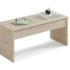 Table Basse Relevable Coloris Effet Bois - Hauteur 47-58 X Longueur 100 X Profondeur 50 Cm 2 Table Basse Relevable Coloris Effet Bois - Hauteur 47-58 X Longueur 100 X Profondeur 50 Cm -Pas Cher Mobiliora Magasin table basse 9830375