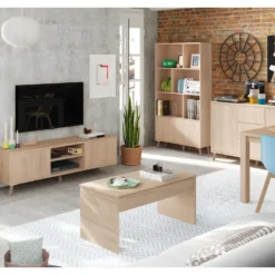 Table Basse Relevable Coloris Effet Bois - Hauteur 47-58 X Longueur 100 X Profondeur 50 Cm 7 Table Basse Relevable Coloris Effet Bois - Hauteur 47-58 X Longueur 100 X Profondeur 50 Cm -Pas Cher Mobiliora Magasin table basse 9830379