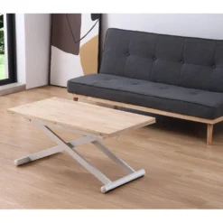 Table Basse Relevable Extensible En Bois Et Métal Coloris Chêne Nordique Blanc - Longueur 110-114 X Profondeur 57 X Hauteur 49-76 Cm 8 Table Basse Relevable Extensible En Bois Et Métal Coloris Chêne Nordique Blanc - Longueur 110-114 X Profondeur 57 X Hauteur 49-76 Cm -Pas Cher Mobiliora Magasin table basse 9830573