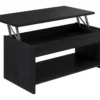 Table Basse Avec Plateau Relevable Coloris Gris En Mélamine -Longueur 100 X Profondeur 50/72 X Hauteur 40/55 Cm 1 Table Basse Avec Plateau Relevable Coloris Gris En Mélamine -Longueur 100 X Profondeur 50/72 X Hauteur 40/55 Cm -Pas Cher Mobiliora Magasin table basse 9830581
