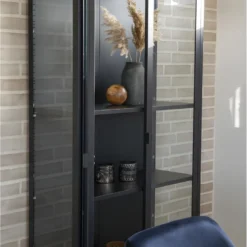 Brisbane - Vaisselier En Verre Et Métal H175cm - Couleur - Noir 18 Brisbane - Vaisselier En Verre Et Métal H175cm - Couleur - Noir -Pas Cher Mobiliora Magasin vitrine 13287583