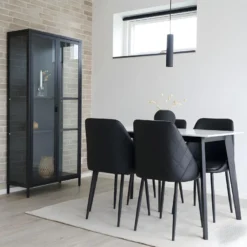 Brisbane - Vaisselier En Verre Et Métal H175cm - Couleur - Noir 19 Brisbane - Vaisselier En Verre Et Métal H175cm - Couleur - Noir -Pas Cher Mobiliora Magasin vitrine 13287585