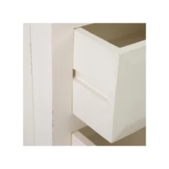 Vtrine 1 Porte 2 Tiroirs Blanc Cassé - RIF -Pas Cher Mobiliora Magasin vitrine 17626019