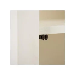 Vtrine 1 Porte 2 Tiroirs Blanc Cassé - RIF -Pas Cher Mobiliora Magasin vitrine 17626021