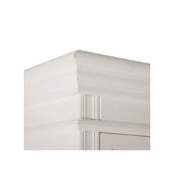 Vitrine 5 Niches Bois/Verre Blanc - CHANTALE 10 Vitrine 5 Niches Bois/Verre Blanc - CHANTALE -Pas Cher Mobiliora Magasin vitrine 17626087