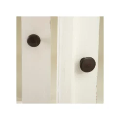 Vitrine 2 Portes Bois Blanc Cassé - UWAZI 11 Vitrine 2 Portes Bois Blanc Cassé - UWAZI -Pas Cher Mobiliora Magasin vitrine 17626137