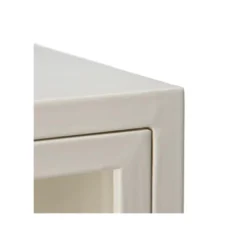 Petite Vitrine 1 Porte Dessins Géométriques Blanc/Métal - HEXA 12 Petite Vitrine 1 Porte Dessins Géométriques Blanc/Métal - HEXA -Pas Cher Mobiliora Magasin vitrine 17786527